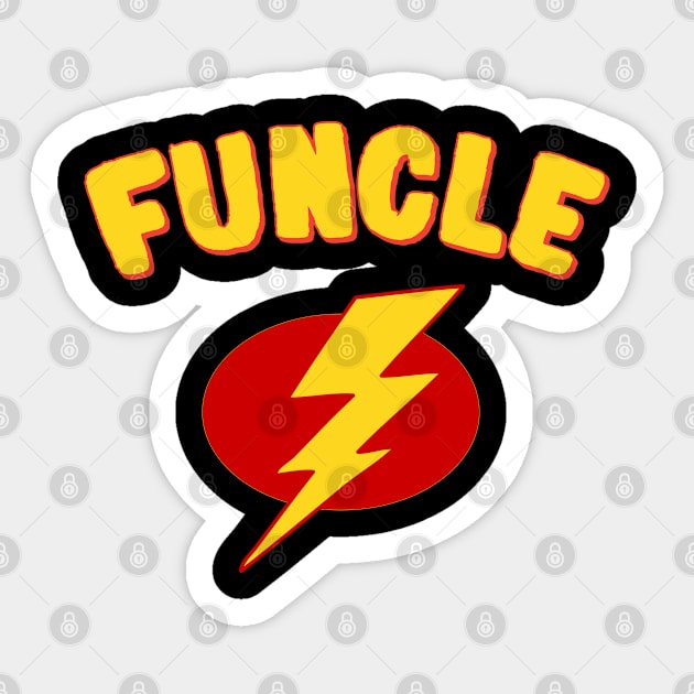 Captain Funcle Sticker by Flippin' Sweet Gear